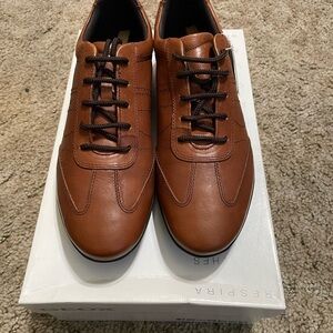 Geox Men's Tan Leather Oxfords
